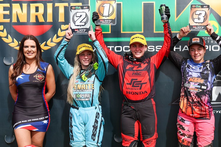 Taylah McCutcheon 2nd place in MXW Championship 2025 (Photo Credit: I.D Media)